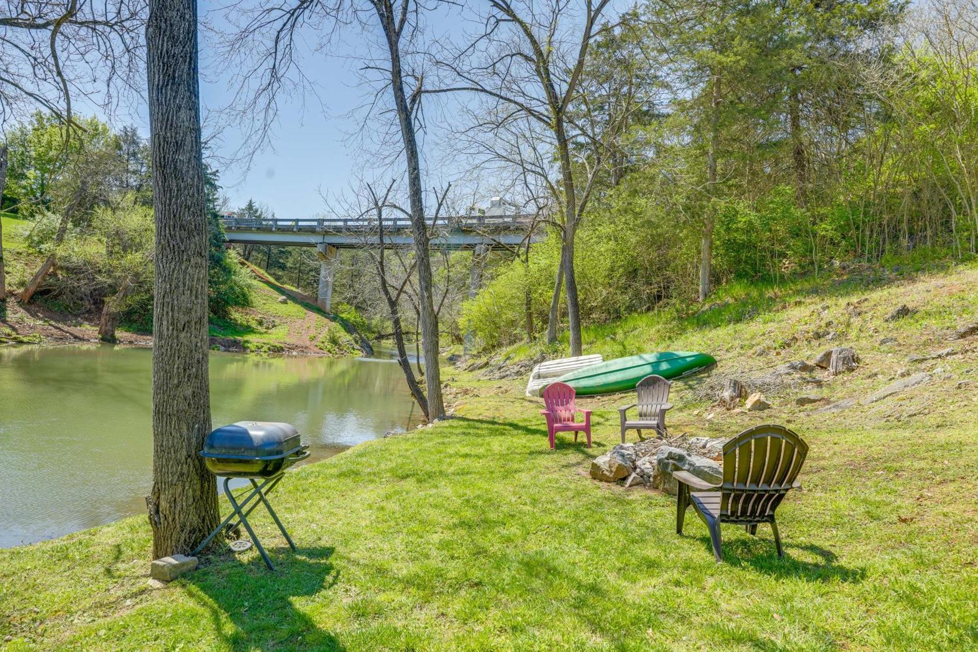 Waterfront Virginia Retreat With Canoe, Pets Welcome Rileyville Dış mekan fotoğraf